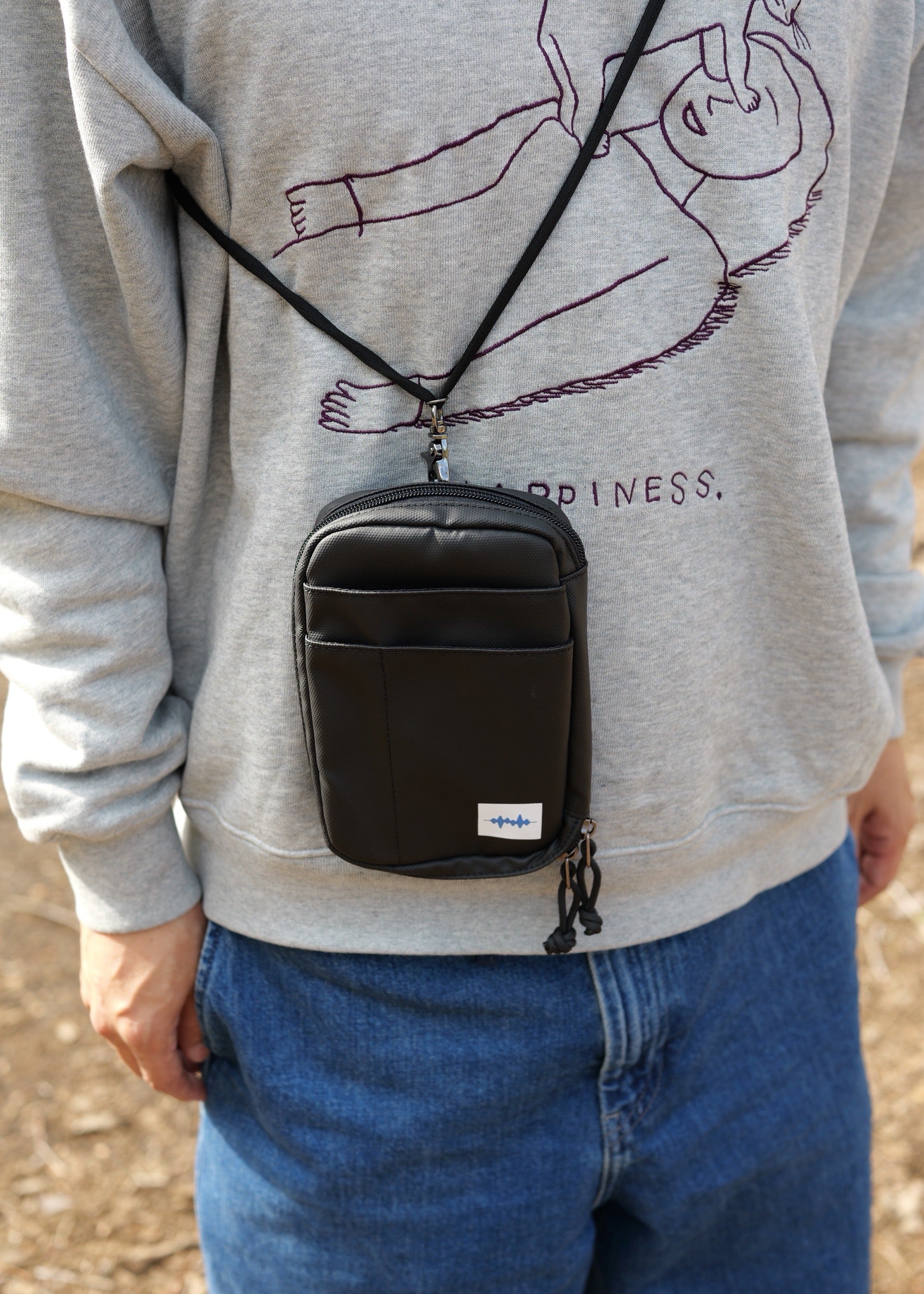 clip pouch type B (財布機能付き)