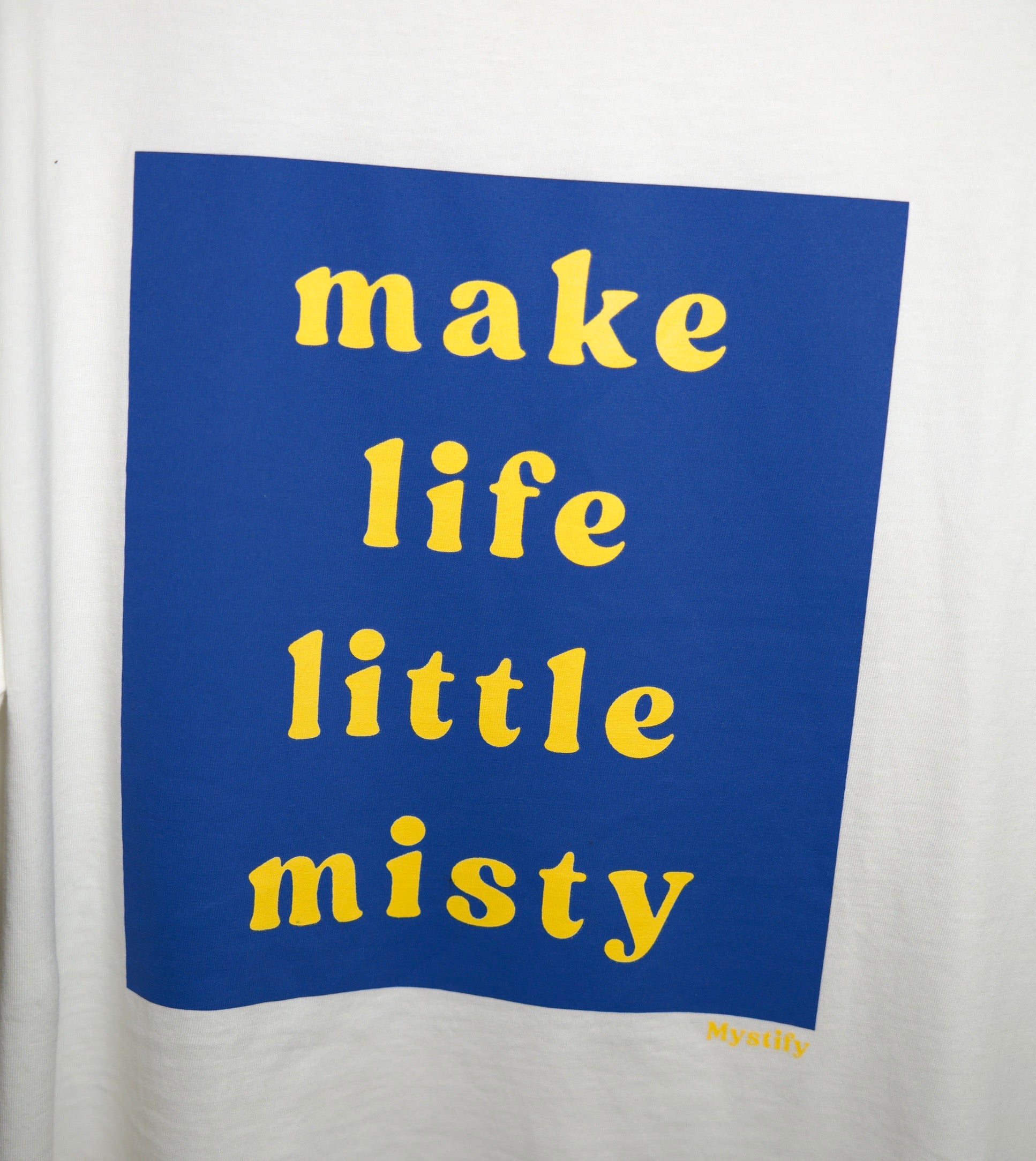 Make life Tシャツ(ブルー)