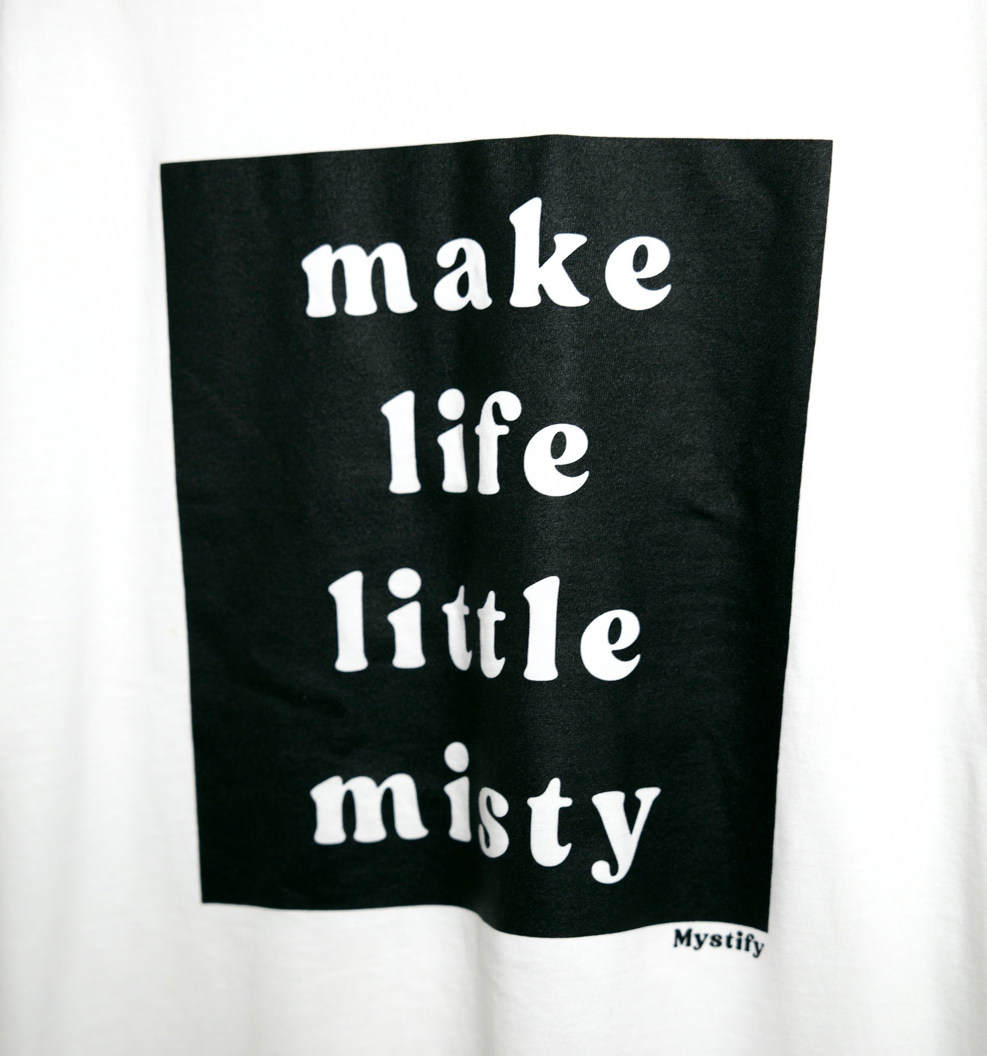 Make life Tシャツ(ブラック)